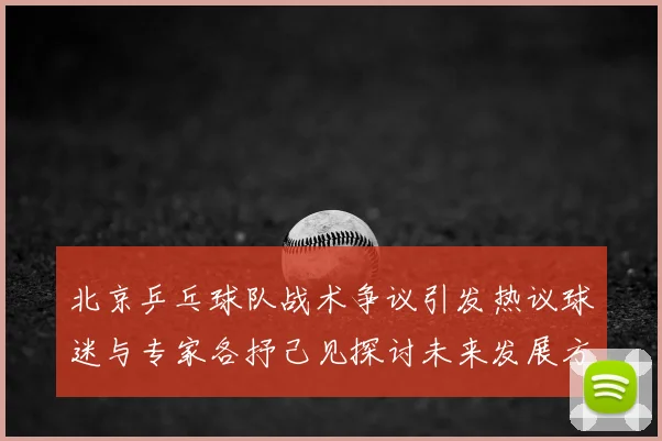 北京乒乓球队战术争议引发热议球迷与专家各抒己见探讨未来发展方向